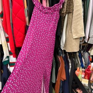 LOFT Pink Floral Dress